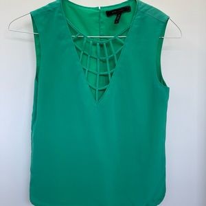BCBG Green Blouse